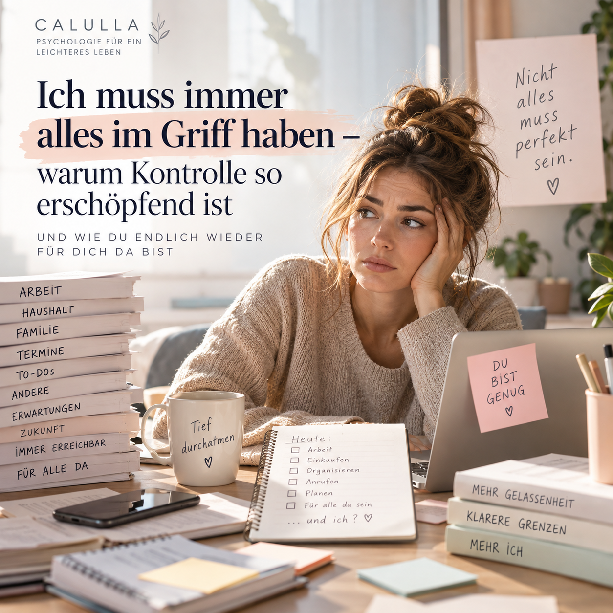 Ich muss immer alles im Griff haben – warum Kontrolle so erschöpfend ist