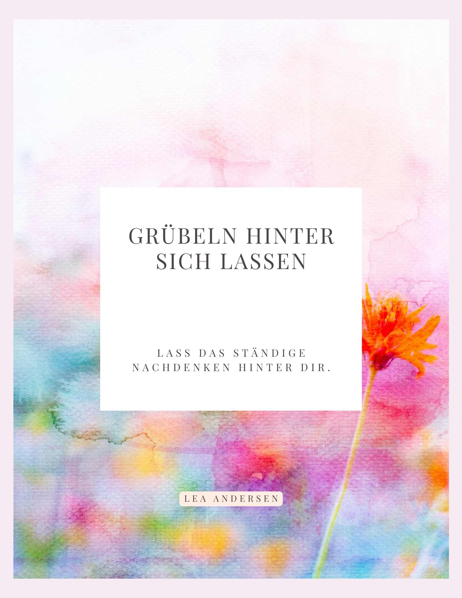 Cover von Grübeln stoppen – Workbook für mehr Ruhe im Kopf