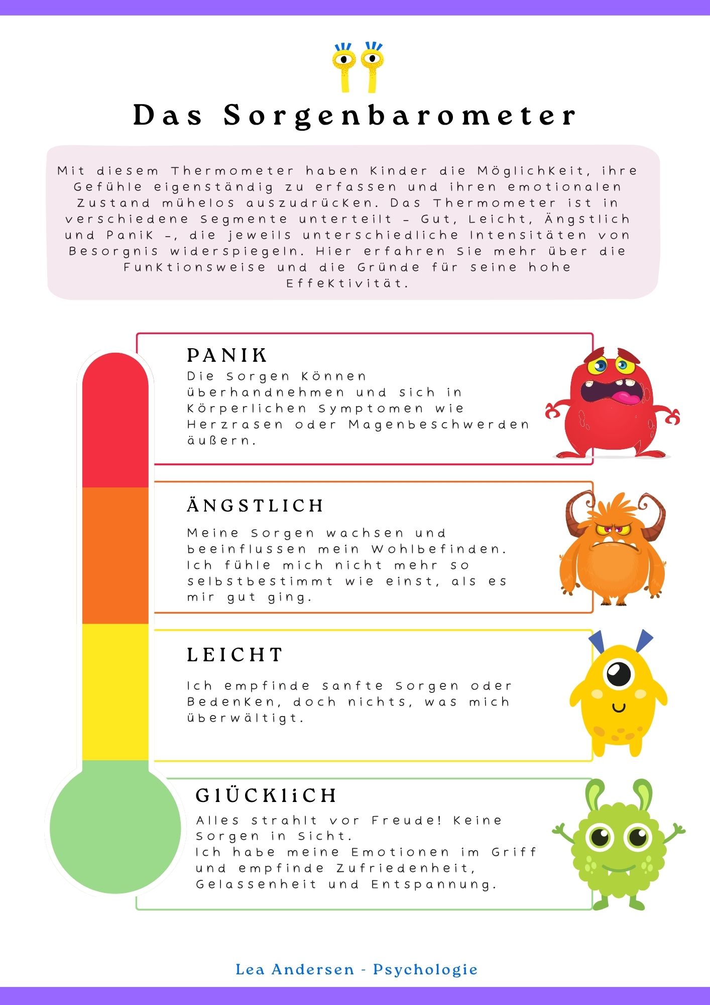 Vorschaubild 3 von Sorgenmonster – Aktivitätsbuch für Kinder & Jugendliche